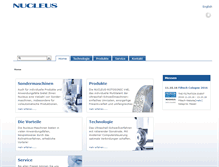 Tablet Screenshot of nucleusultrasonics.com